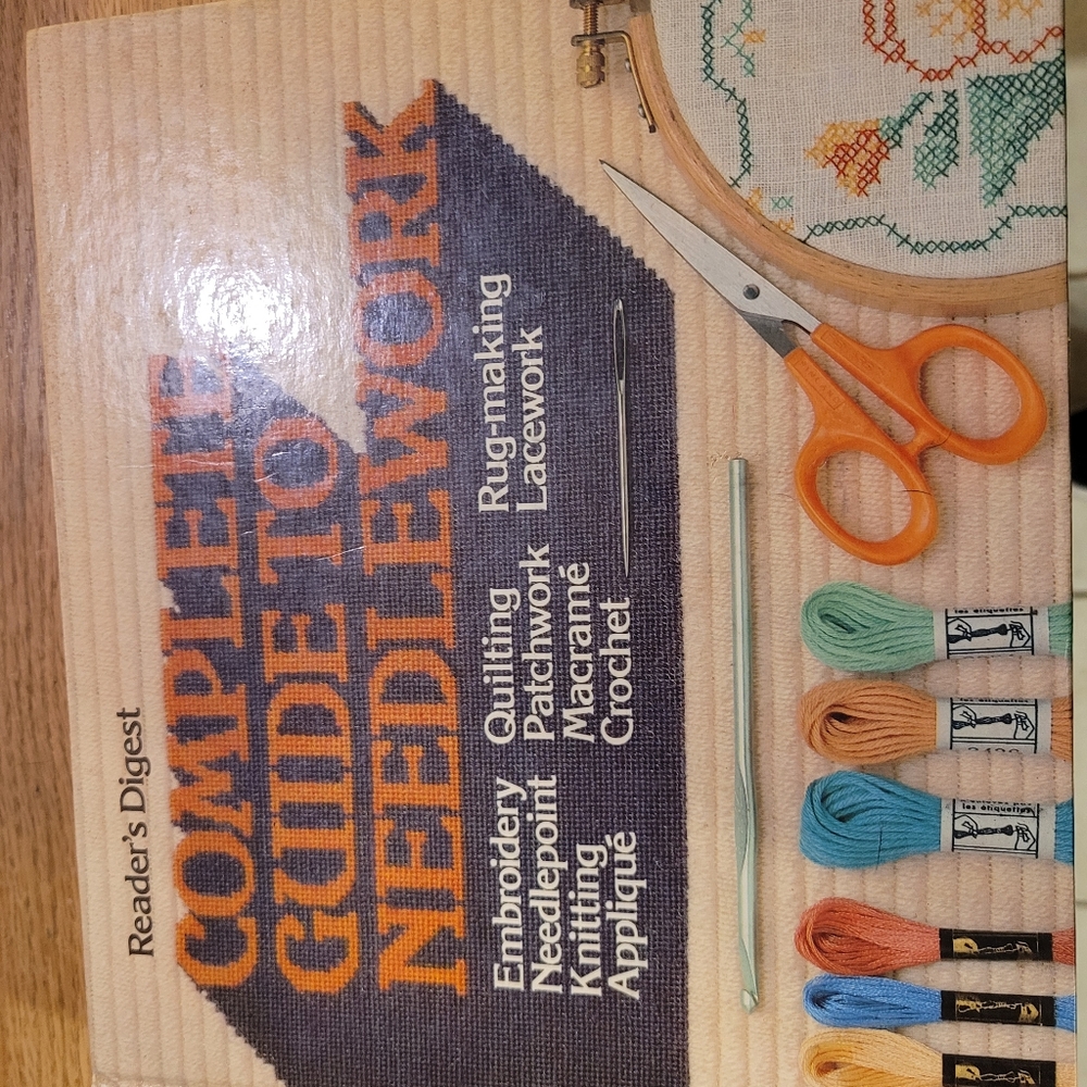 Complete needlework book hardcover